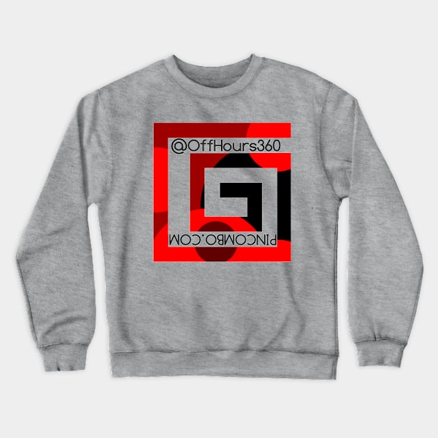 @OffHours360 PINCOMBO Red G Crewneck Sweatshirt by Elvira Khan